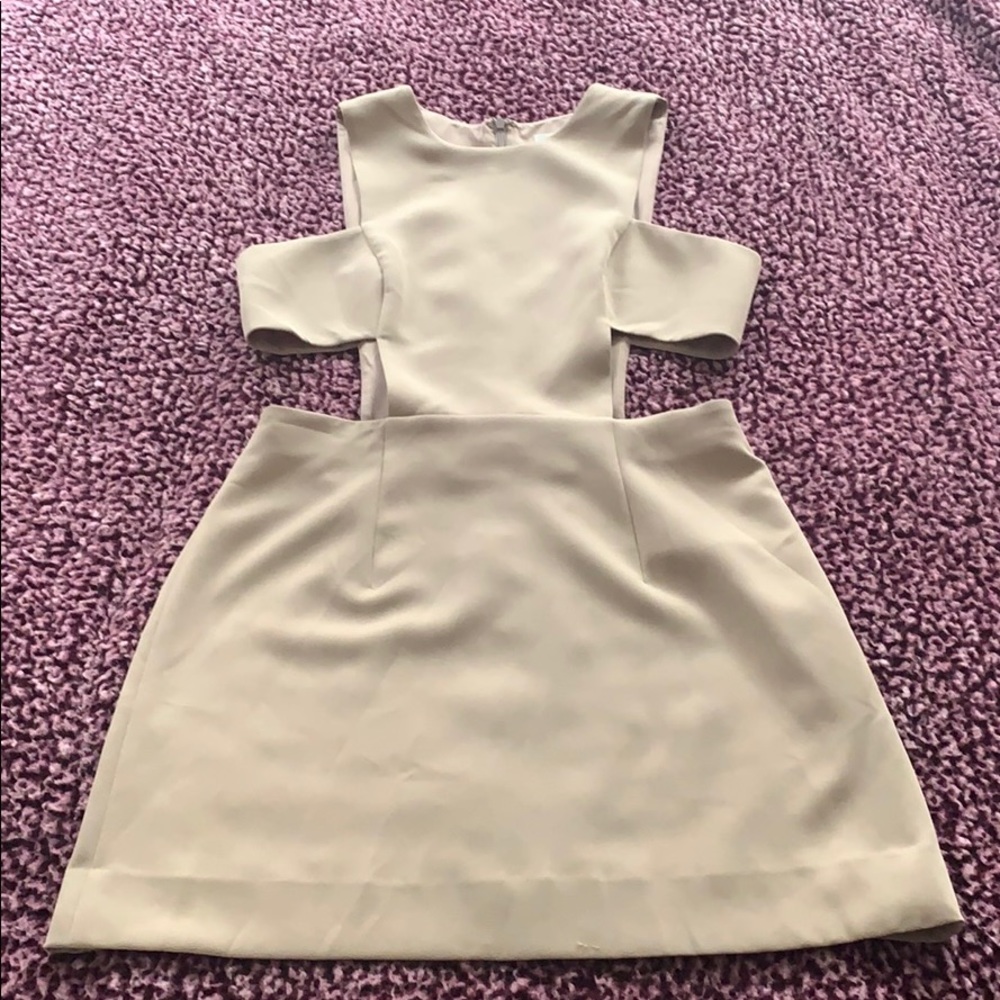 Milly cut out tank dress. Hidden back zipper